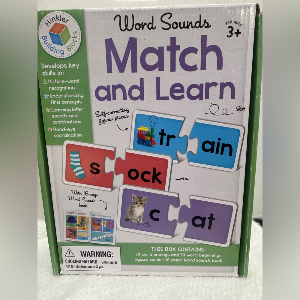 Pre-Loved Hinkler - Match and Learn Kids Puzzle Set